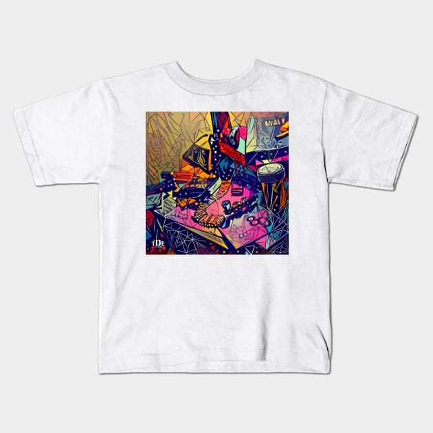 Abstract Section 80 Kids T-Shirt by stilldan97